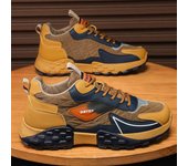 Zapatos de hombre, verano 2024, nuevos zapatos deportivos transpirables con parte inferior gruesa Agan, zapatos Pop informales para hombre 42