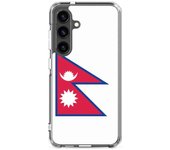Coque Téléphone - Samsung - Galaxy S20 Plus - Drapeau du Népal - Souple - Multicolore