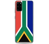 Coque Téléphone - Samsung - Galaxy S20 Ultra - Drapeau Afrique du Sud - Souple - Multicolore