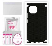 apgo Protective Skin Sticker for the back+sides compatible with Xiaomi Mi 11 Lite, Full Wrap Film, Foil, Vinyl - Pattern Matrix
