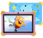 Nueva tableta para niños de 7 pulgadas con WiFi, versión global, cuatro núcleos, Android, educación y aprendizaje 7-inch tablet azul