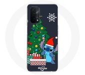 Coque Maniacase pour pour Oppo A74 5G Stitch Ohana mignon joyeux Noël