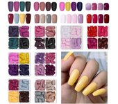96pcs Matte Fake Nials Long Square and Ballerina Nail Tips Manicure Press on Nails  DIY M03