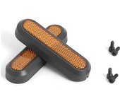 Tapacubos de rueda trasera, carcasa protectora, pegatina reflectante para patinete eléctrico Xiaomi Mi 4, cubierta decorativa, piezas reflectoras.
