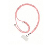 Collar con cordón para teléfono móvil smartphone color gris claro pastel