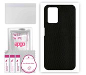 apgo Protective Skin Sticker for the back compatible with Xiaomi Redmi Note 11 4G, Wrap Film, Foil, Vinyl - Pattern Matrix