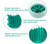 Pet Foot Wash Cup Soft Silicone Material Cat and Dog Foot Cleaner Portable Dog Foot Massage Pet Foot Bath Cleaning Supplies S 5.5x7.2x9.3cm color rosa