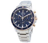 Bulova Marine Star 98B301 Chronograph Quartz Reloj Hombre azul