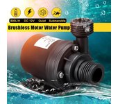 Mini bomba de agua ultrasilenciosa de 19W DC 12V Lift 5M Motor sin escobillas bomba de agua sumergible ABS