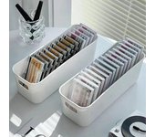 1 caja de almacenamiento para pestañas postizas, organizador de herramientas de extensión de pestañas, accesorios para pestañas, caja de almacenamiento de herramientas de maquillaje cosmético blanco