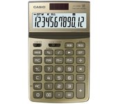 Calculadora Casio Just Type de 12 dígitos dorada JF-Z200GD-N oro