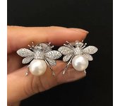 Pendientes de abeja lindos de verano para mujer