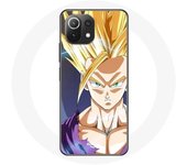 Coque pour Xiaomi Mi 11 Lite Manga Dragon Ball Sangoku Jaune