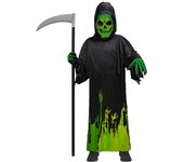 Disfraz de personaje de cómics brillante de Halloween, disfraz de cosplay para fiesta de Halloween aterradora e iluminada para niños
