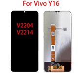 Nueva pantalla LCD de teléfono móvil para Vivo Y16 V2204 V2214 LCD pantalla táctil digitalizador montaje de Panel pieza de repuesto negro