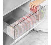 Caja para el frigorífico organizador para frigorífico, contenedor de alimentos para carne, frutas y verduras, caja fresca sellada con tapa, accesorios de cocina
