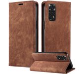 Funda de piel para Xiaomi 13 con cierre magnético resistente para Redmi Note 11 Pro y A1 - Funda protectora para teléfono Redmi A1 PLUS gris