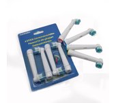 Cabezales de repuesto para cepillo de dientes eléctrico, 4 Uds., para Oral B Braun EB17-4 SB-17A