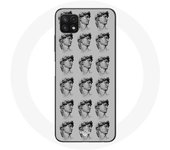 Coque pour Samsung Galaxy A22 5G Statue fond gris