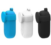 Funda protectora de silicona PULUZ con cubierta de lente para Insta360 GO 2 negro