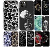 Funda de teléfono con calavera para iPhone Samsung Galaxy Redmi Xiaomi Oppo OnePlus Note SA 7 8 9 10 11 12 13 14 20 21 22 23 53 54 Pro Max Plus Ultra TPU suave iPhone 6 or 6S