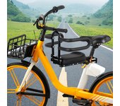 Asiento de bicicleta para niños, práctico asiento delantero para bicicleta eléctrica