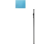 Paño de limpieza para varilla de tensión de estudio Manfrotto Autopol Black Studio incluido JP A00001BMS 210 cm-370 cm negro