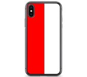 Coque iPhone - PIXELFORMA - iPhone X - Drapeau de l'Indonésie - Sopa de silicona - Protección completa