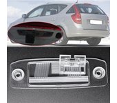 Para Kia Ceed Cee'd 2006 - 2012 Sportage R 2010-2015 Avante cámara de visión trasera para aparcamiento de coche soporte cubierta carcasa placa de matrícula 1PC