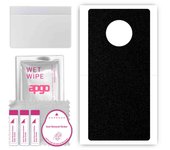 apgo Protective Skin Sticker for the back compatible with Huawei Mate 30, Wrap Film, Foil, Vinyl - Pattern Matte Black