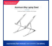 Soporte plegable compacto de aleación de aluminio para computadora portátil y tableta
