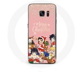 Coque pour Samsung Galaxy S7 Demon slayer merry christmas affiche Anime Manga