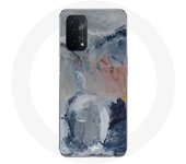 Coque pour Oppo A54 5G Fond de texture abstraite gris