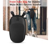 Bolsa para tubo delantero de patinete, bolsa frontal de gran capacidad, herramientas, bolsa de almacenamiento para teléfono móvil para Xiaomi Mijia M365 negro