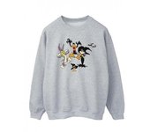 Looney Tunes Sudadera de algodón con diseño de amigos de Halloween para hombre XXL blanco