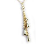 Les Trésors De Lily [G1792] - Collier Plaqué-Or 'Chorégraphie' oro
