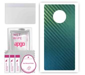 apgo Protective Skin Sticker for the back compatible with Huawei Mate 30, Wrap Film, Foil, Vinyl - Pattern Carbon Chameleon CAKA1