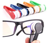 Limpiador de gafas multifuncional portátil, frotador para gafas, gafas de sol, cepillos limpiadores de microfibra, herramientas de limpieza Mini 1 Uds verde