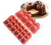 Molde de silicona de 8/18 cavidades para caneles bordeles, molde acanalado para pasteles, magdalenas, bandeja para hornear postres, pasteles, herramientas para decorar pasteles