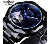Winner Hombres Moda y Ocio Movimiento Mecánico Hueco Reloj Mecánico Automático
