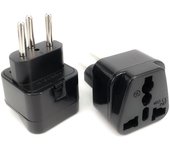 Adaptador de viaje universal para enchufe de CA de Reino Unido, EE. UU. y UE a Suiza, convertidor de enchufe eléctrico