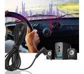 Micrófono de alta calidad con GPS, salida de sonido, efecto liviano, altavoz estable, micrófono externo tipo pasta para automóvil
