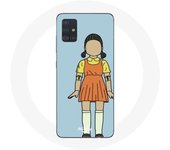 Coque pour samsung galaxy A71 Squid game la poupée géante de jeu