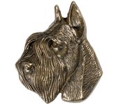 Schnauzer - commemorative plaque with a dog, personalized thank you, award, diploma with dedication from the Art-Dog brand marrón