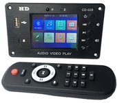 Placa decodificadora de Mp3 Bluetooth 5.0 receptor de Audio estéreo reproductor de vídeo HD Flac Wav Ape decodificación Radio Fm Usb Tf para amplificador de coche