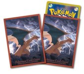 Fundas para mazos de cartas de TCG originales de Pokémon Center, 65 piezas, Dark Fight Charizard negro