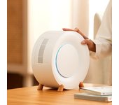 Deshumidificador portátil de 1 l, absorbente de humedad eléctrico, desecante para sótanos, silencioso y económico.