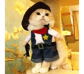 Ropa divertida para perros, disfraces para gatos, sudadera para cachorros, traje de pie, ropa de cosplay para perros, ropa para fiestas, festivales, accesorios para perros S