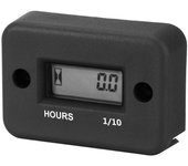 Medidor de horas del motor, medidor de horas Digital para motocicleta, ATV, gasolina, moto de nieve marina, pantalla LCD negro