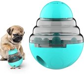 Juguetes alimentadores para perros, vaso, dispensador lento de comida, alimentador para mascotas, entrenamiento interactivo para perros, almacenamiento de aperitivos, juguete con bola de fuga verde